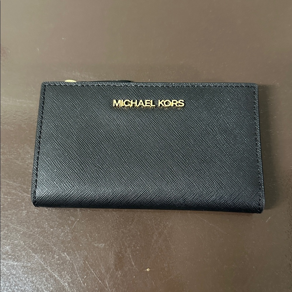 Michael Kors Black Saffiano Leather Wallet